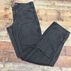 Carhartt | Women's Gray Double Knee Slim Fit Carpenter Pants Jeans Sz 12